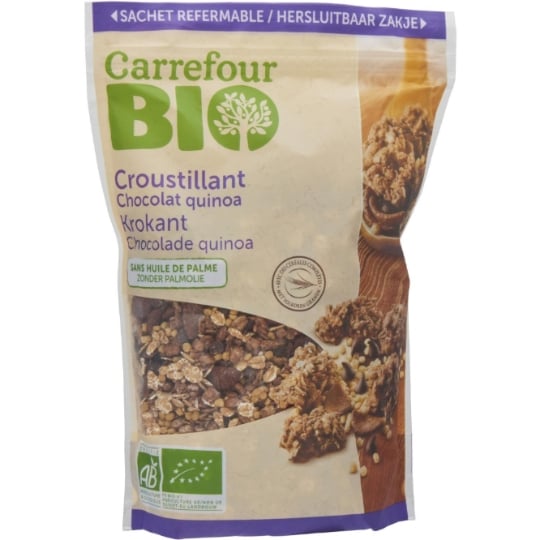 Céréales Croustillant Chocolat Quinoa Bio CARREFOUR BIO