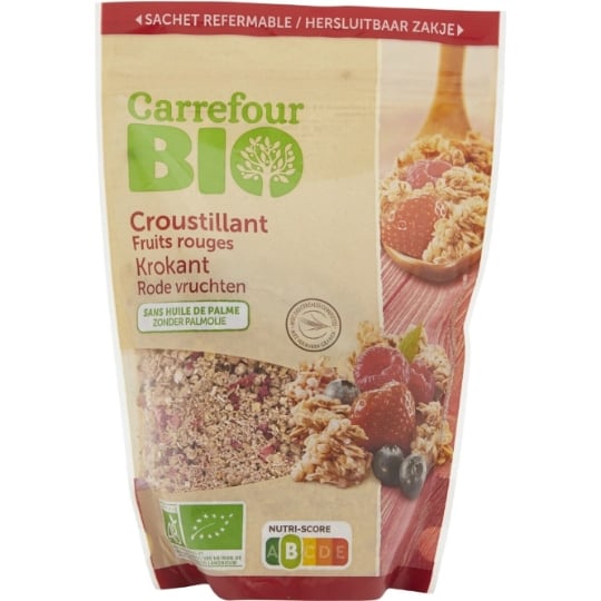 Céréales Croustillant Fruits Rouges Bio CARREFOUR BIO