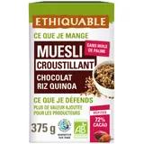 Muesli Croustillant Chocolat Noir Quinoa Bio ETHIQUABLE