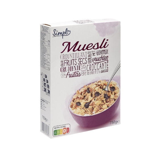 Céréales Muesli Croustillant Fruits Secs SIMPL