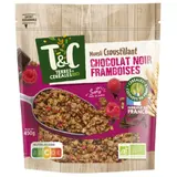 Muesli Croustillant Chocolat Noir et Framboises Sans Huile de Palme Bio TERRES & CEREALES BIO