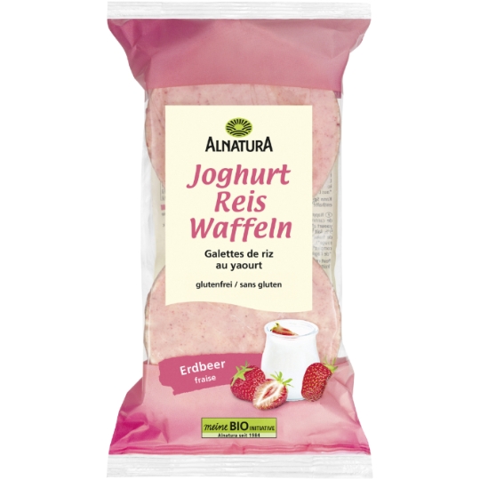 Galettes de riz au yaourt fraise ALNATURA