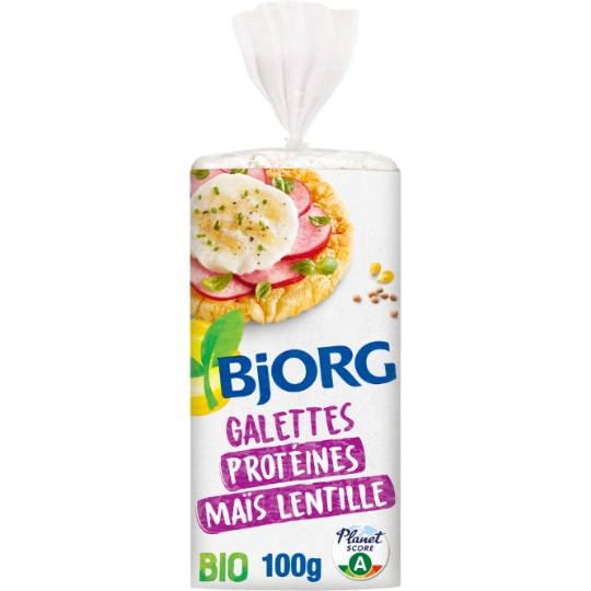 Galettes de maïs lentille Bio BJORG