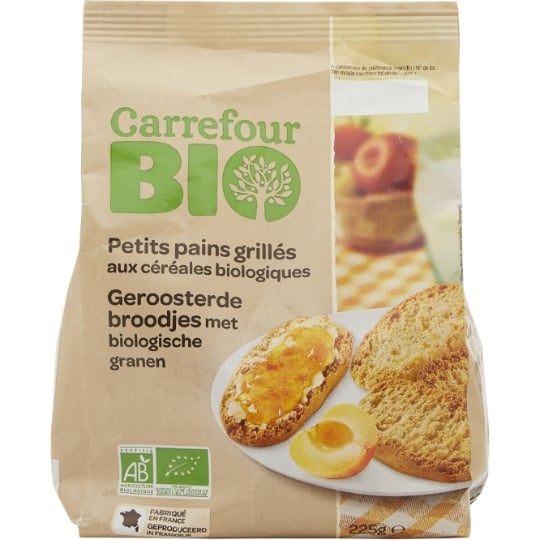 Petits Pains Grillés aux Céréales Bio CARREFOUR BIO