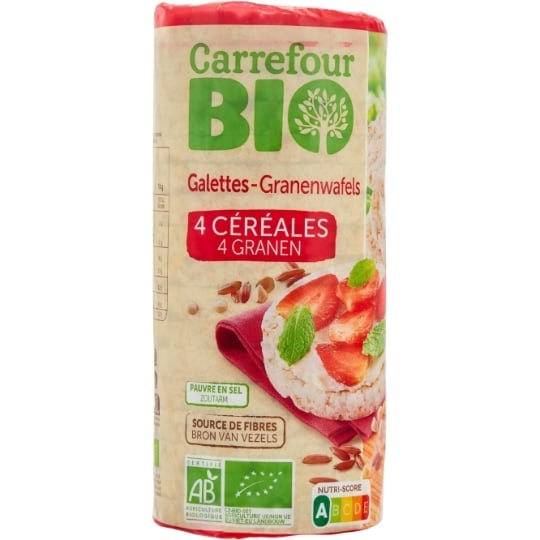 Galettes  4 céréales Bio CARREFOUR BIO