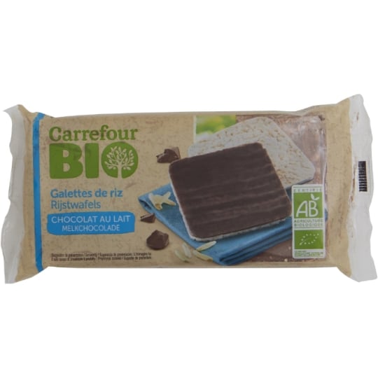 Galettes de riz bio chocolat au lait CARREFOUR BIO