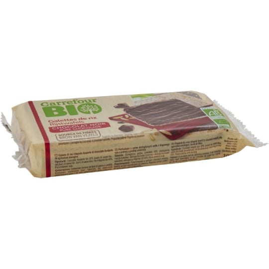Galettes de riz bio chocolat noir CARREFOUR BIO