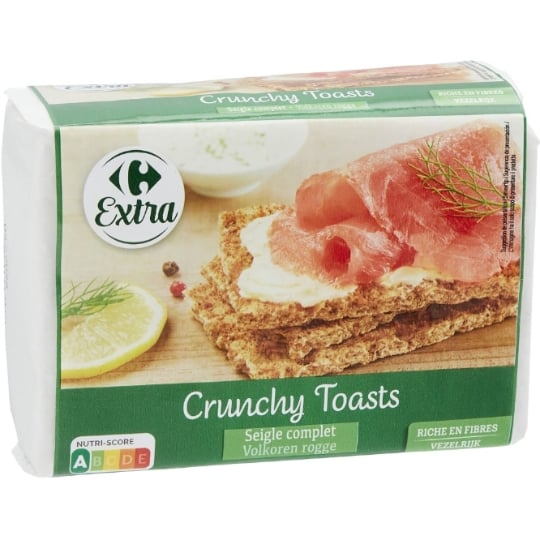 Tartines Croustillantes Seigle Complet CARREFOUR EXTRA