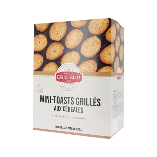 Mini Toasts Grillés aux Céréales ERIC BUR