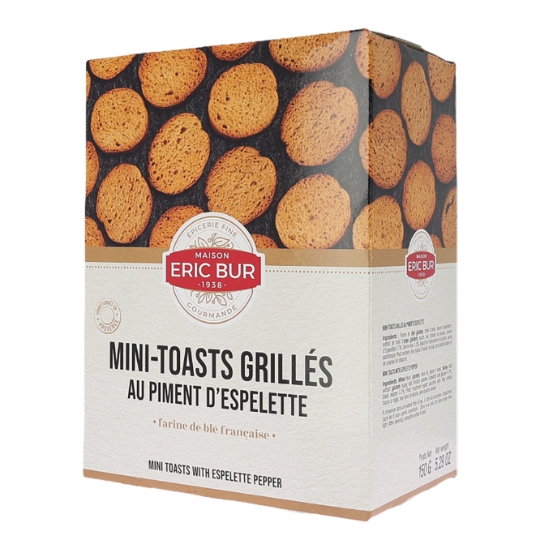 Mini-Toasts Grillés au Piment d'Espelette ERIC BUR