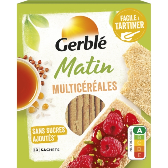 Tartine Petit dejeuner Multicéréales GERBLE