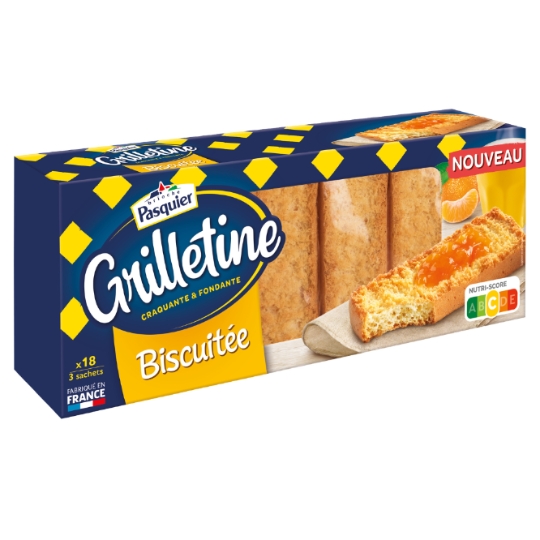 Grilletine Biscuitée x18 tranches GRILLETINE