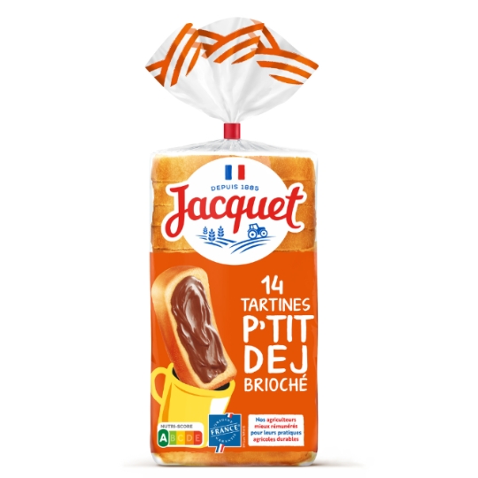 Pain de Mie Brioché Tartine P'tit Déj JACQUET