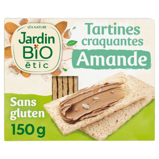 Tartines Craquantes Amandes Sans Gluten JARDIN BIO