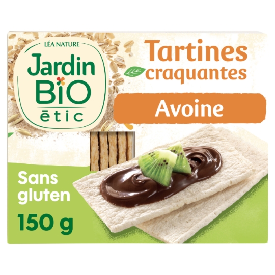 Tartines craquantes avoine Bio JARDIN BIO ETIC