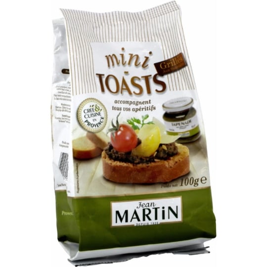 Mini-Toasts Grillés Aux 9 Céréales JEAN MARTIN
