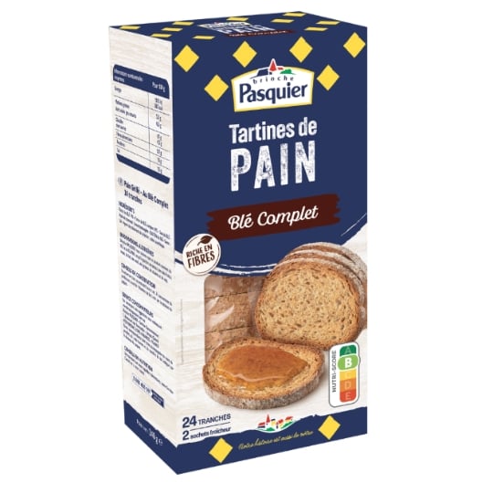 Pains Grillés au Blé Complet PASQUIER