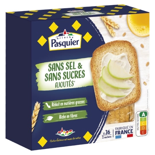 Biscottes Sans Sucres Ajoutés PASQUIER