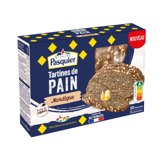 Tartines De Pain Nordique PASQUIER