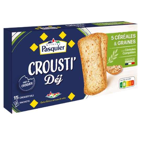 Crousti déj céréales et graines PASQUIER