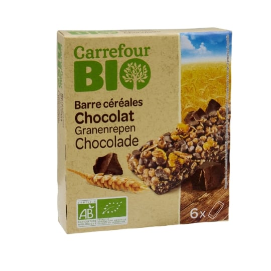 Barres Céréales Chocolat Bio CARREFOUR BIO