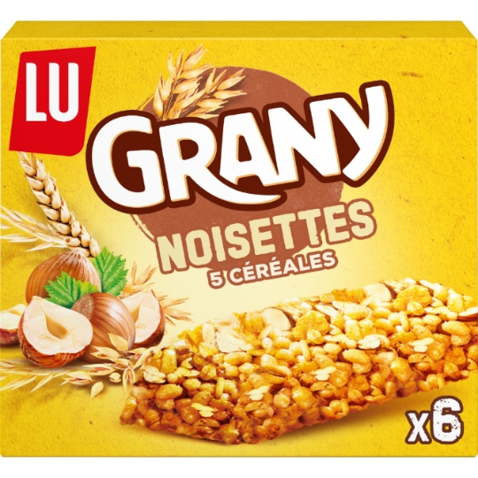Barres Céréales Grany Noisettes LU