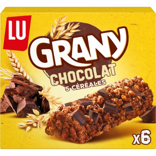Barres Céréales Grany Chocolat LU