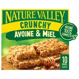 Barres Céréales Crunchy Avoine et Miel NATURE VALLEY