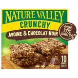 Barres Céréales Crunchy Avoine et Chocolat Noir NATURE VALLEY