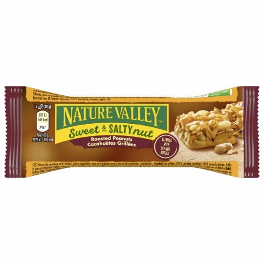 Barres Céréales Sweet and Salty Nut Cacahuète NATURE VALLEY