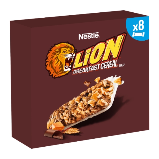 Barres Céréales Lion Caramel et Chocolat NESTLE