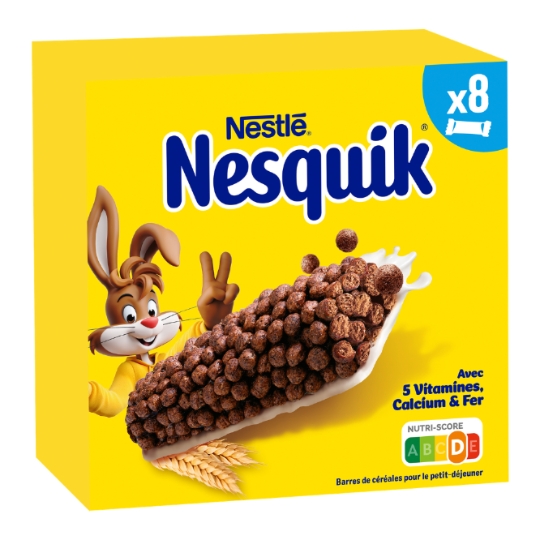 Barres Céréales Nesquik Chocolat NESTLE
