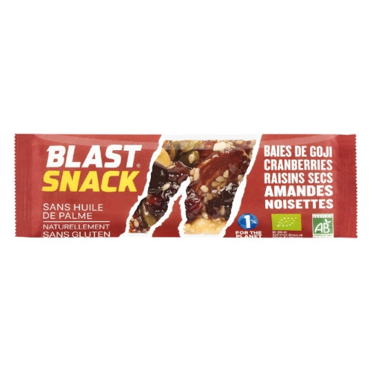 Barre de céreales Baie De Goji Cranberries Raisin Secs Amandes Noisttes BLACK SNAK