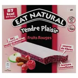 Barre Tendre Plaisir Fruits Rouges 74% à Partir de Fruits et Amandes EAT NATURAL