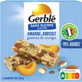 Barre de Céreales Amandes , Abricot garines de Courge GERBLE
