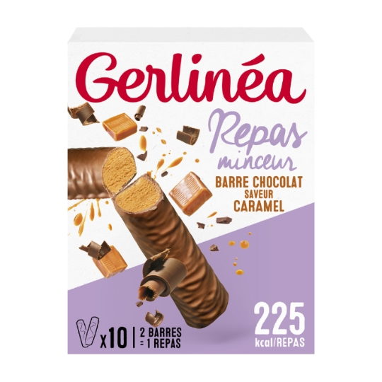 Barre repas saveur caramel GERLINEA