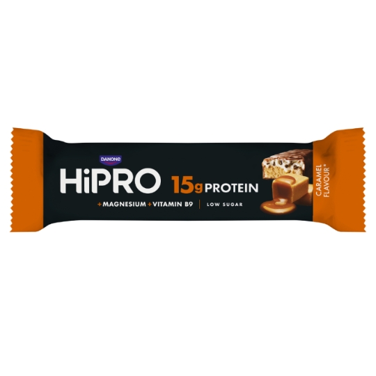 Barre protéinée saveur caramel HIPRO