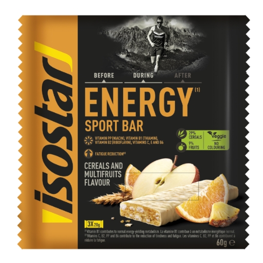 Barres energétiques multifruits ISOSTAR