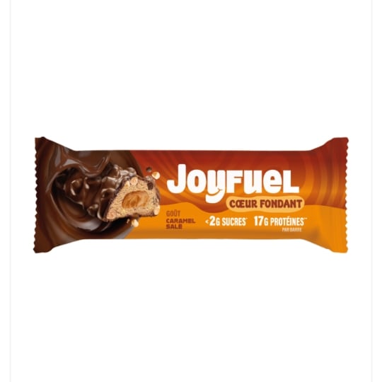 Barres Chocolatées Coeur Fondant Caramel Salé Protéinée JOYFUEL