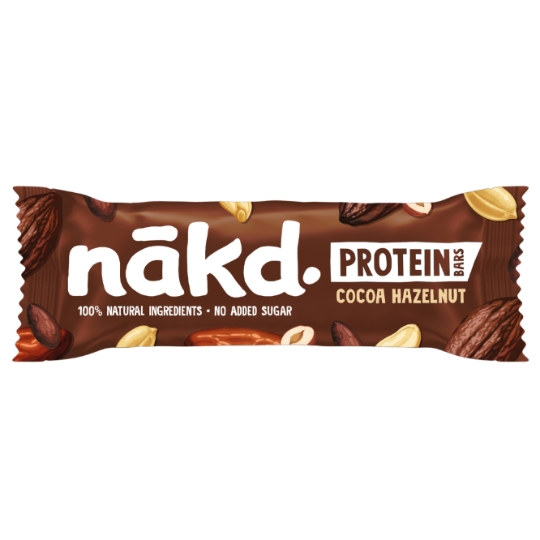 Barres Céréales Protéinée Cacao et Noisettes NAKD