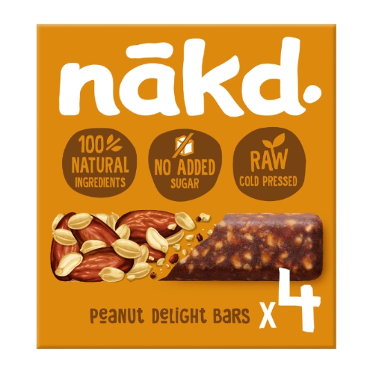 Barres Céréales Cacahuètes Raw Barres De Fruits Et Noix Sans Gluten Sans Sucres Ajoutés NAKD