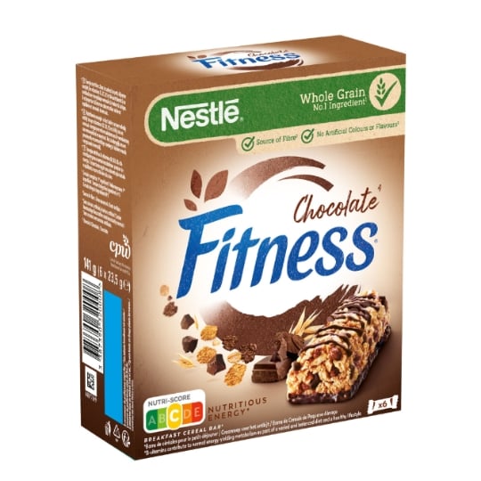 Barres Céréales Fitness Chocolat Noir NESTLE