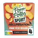 Compote Sport Récupération Pomme Pêche Brugnon POM'POTES