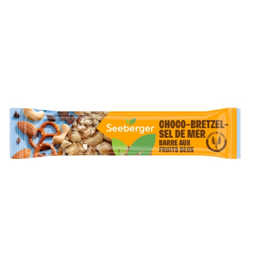 Barre aux Fruits Secs Choco-Bretzel Sel de Mer SEEBERGER