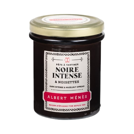 Pâte à Tartiner Noire Intense Noisettes ALBERT MENES