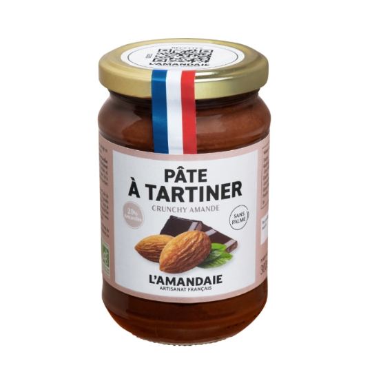 Pâte à Tartiner crunchy amande 20%bio AMANDAIE