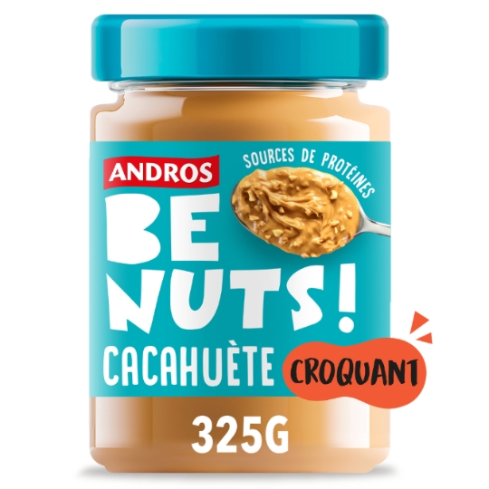 Beurre de Cacahuètes Croquant ANDROS BE NUTS