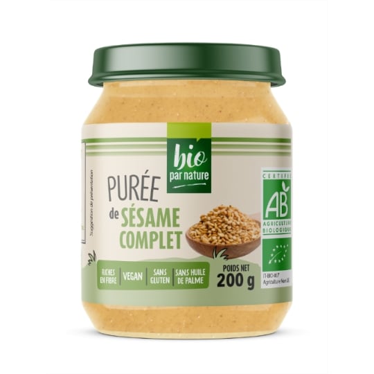 Pâte à Tartiner Purée de sésame complet bio BIO PAR NATURE