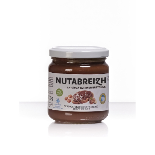 Pâte à Tartiner Bretonne Chocolat Noisette et Caramel au Beurre Salé BRIEUC