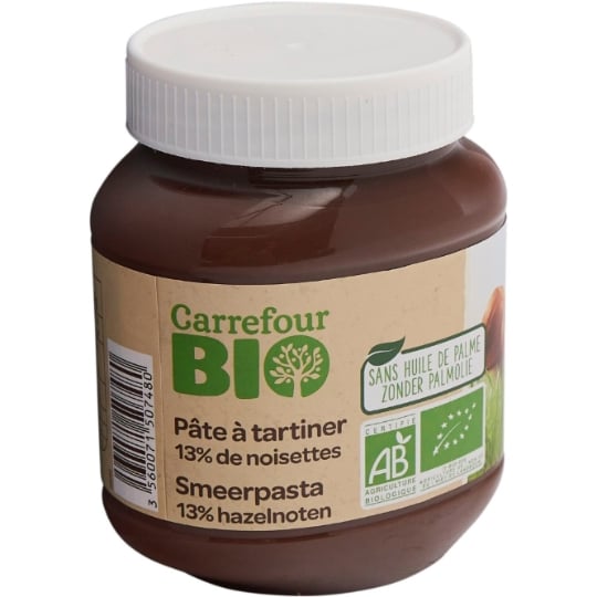 Pâte à Tartiner Noisettes Bio CARREFOUR BIO